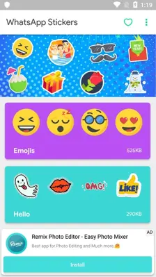 WhatsApp Stickers android App screenshot 0